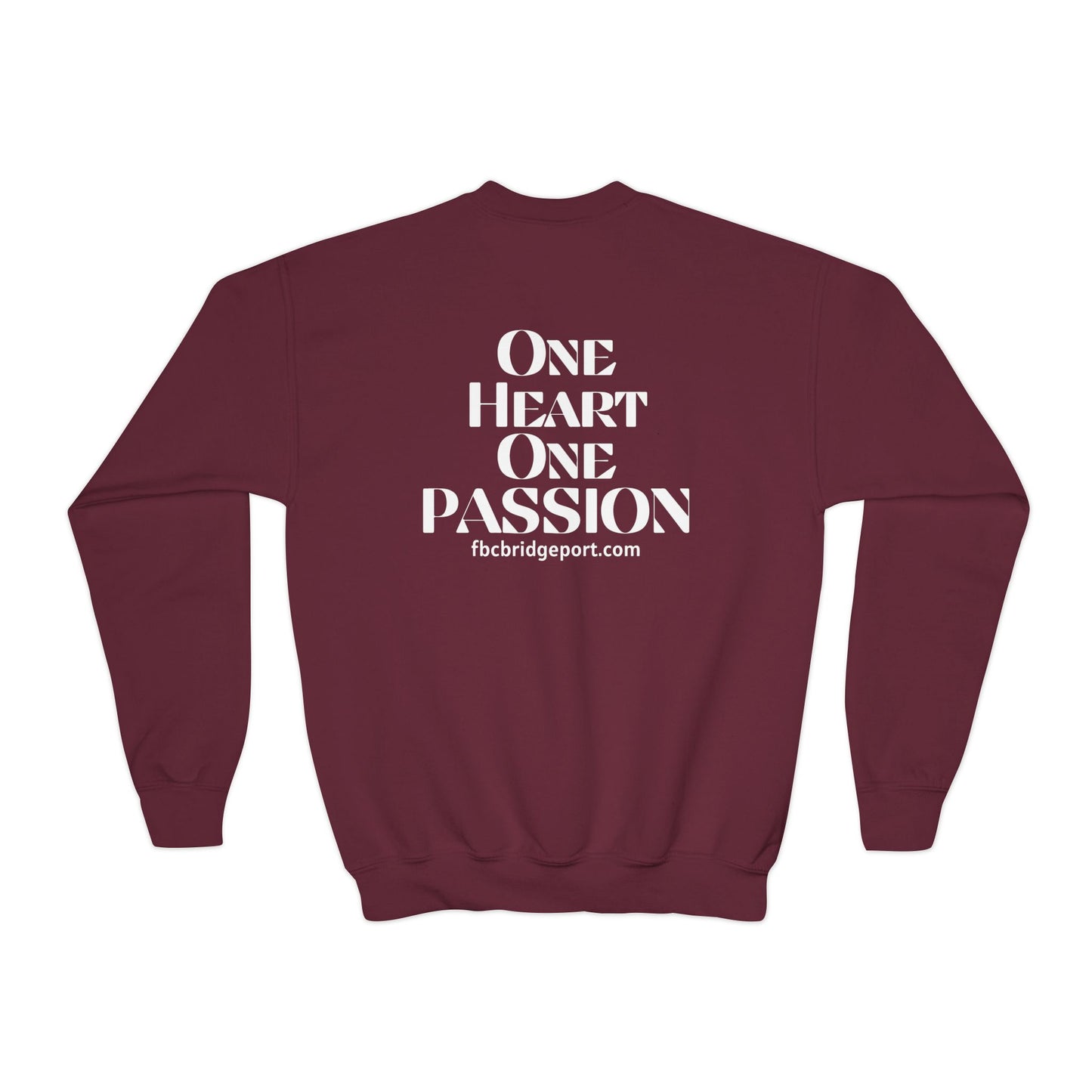 Youth - Basic Sweatshirt  - One Heart One Passion