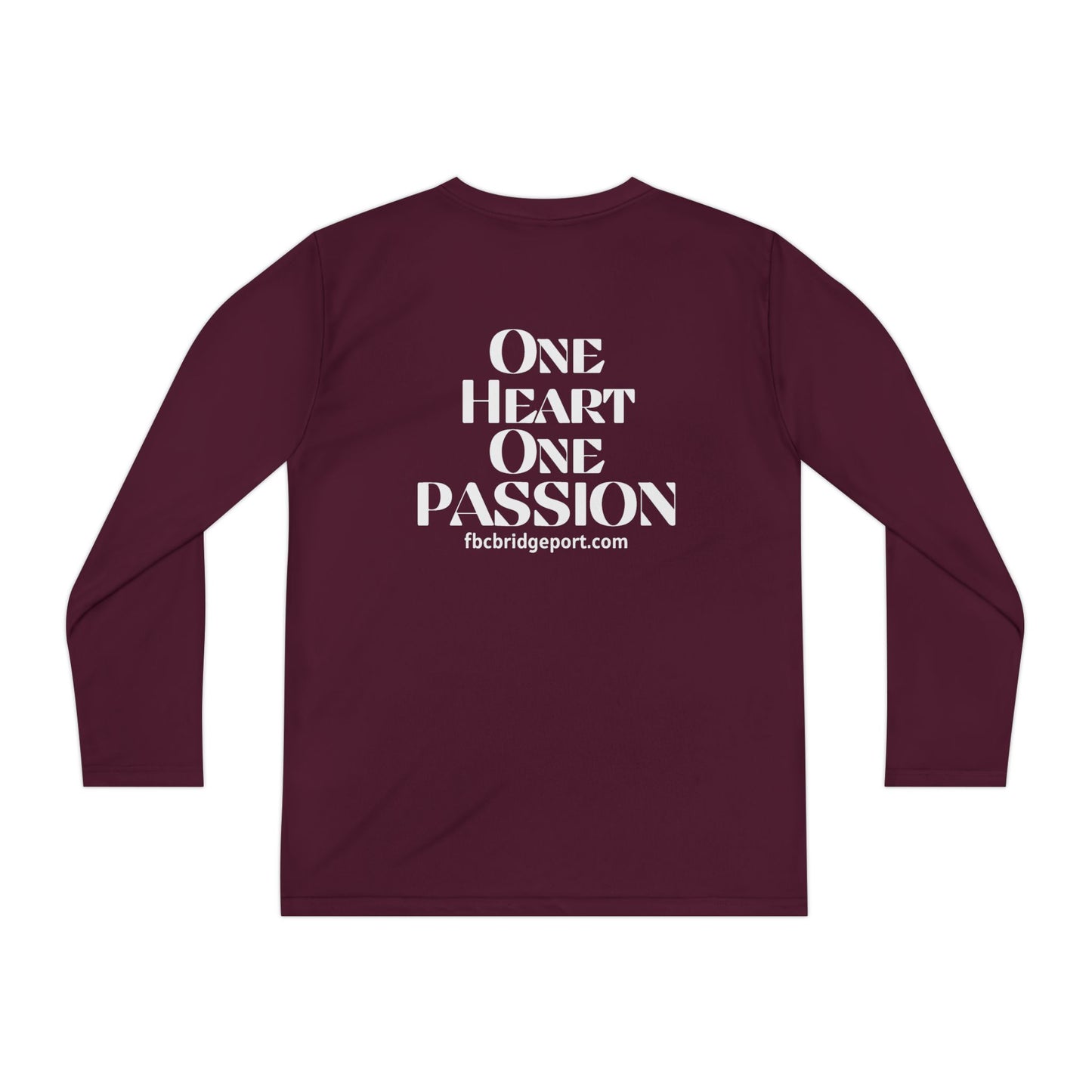 Youth - Basic  Long Sleeve Tee - One Heart One Passion