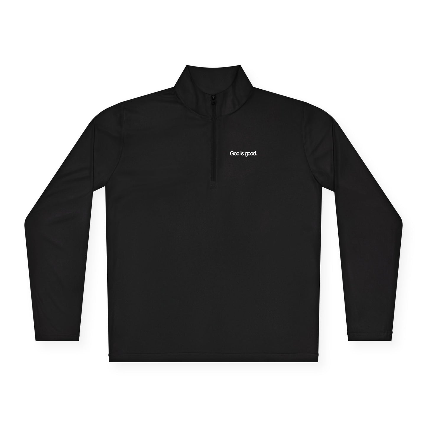 Embroidered Quarter-Zip Pullover God is good - Jason Wittrock