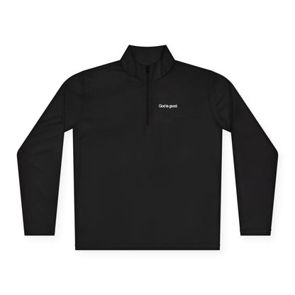 Embroidered Quarter-Zip Pullover God is good - Jason Wittrock