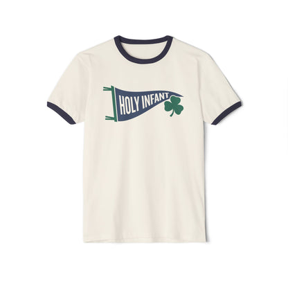 ADULT - Ringer Tee - Holy Infant Pennant