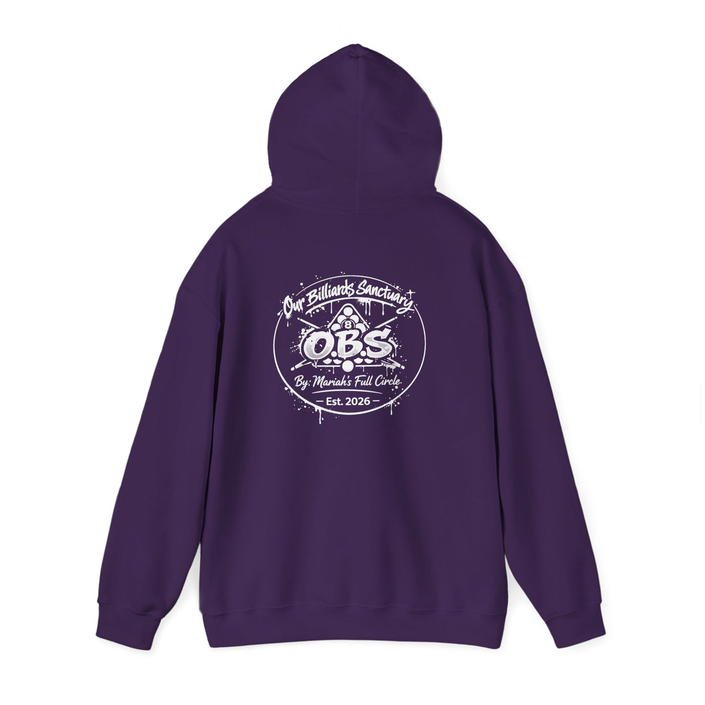 Adult - Basic Hoodie - Mariahs Full Circle Black & white