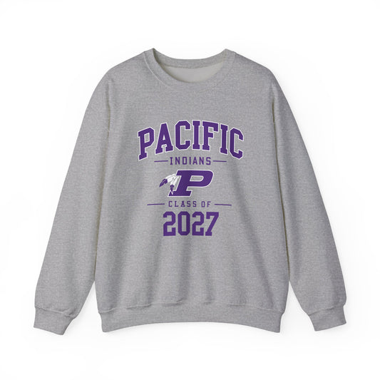 Pacific Class of 2027 Crewneck Sweatshirt - Pacific Indians