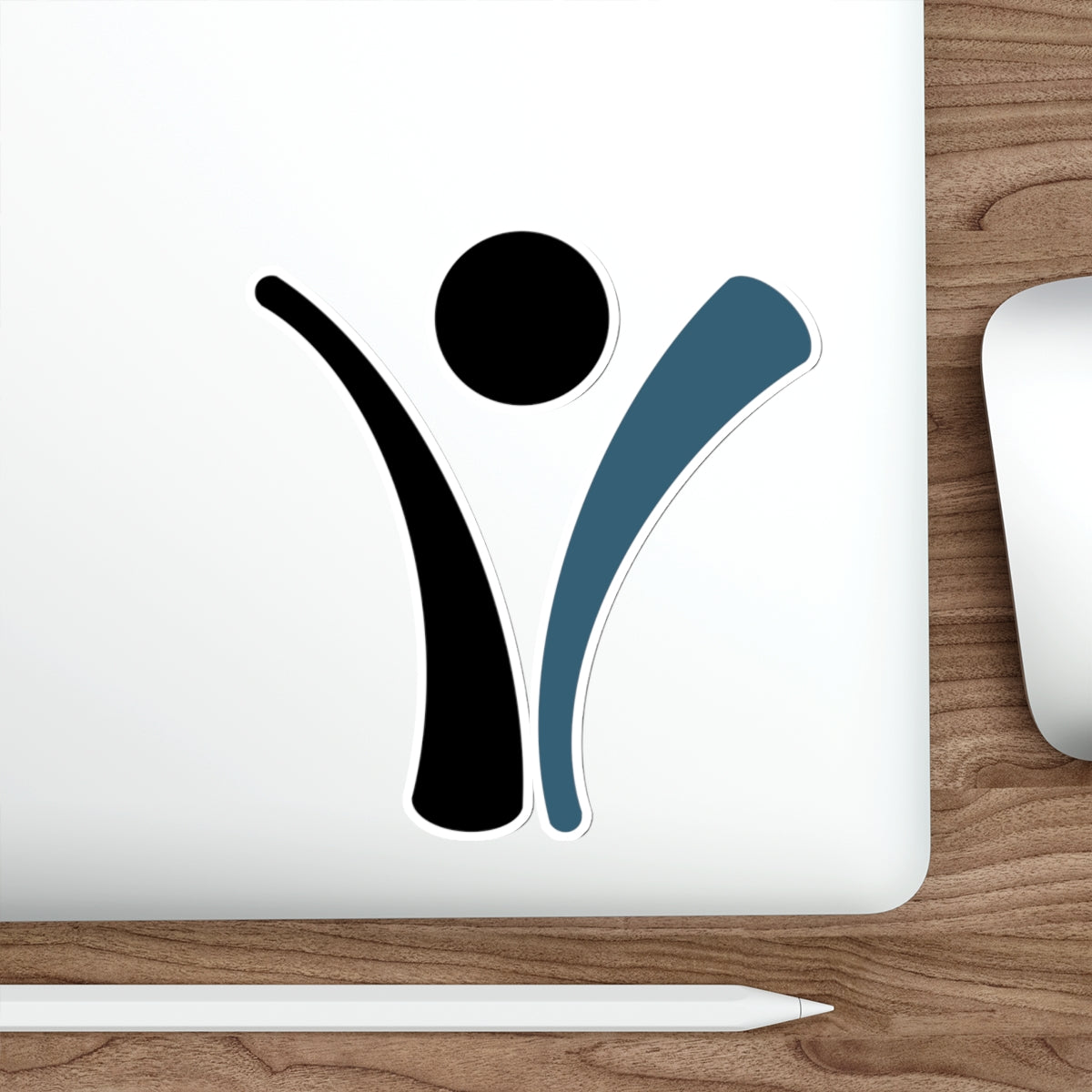 Die-Cut Sticker - Living with Purpose Blue Man