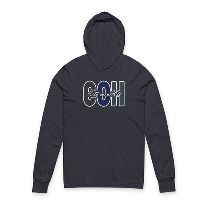 ADULT - Premium Hooded long-sleeve tee - City on a Hill