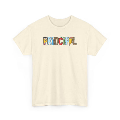 Principal Colorblock T-Shirt- Fun School Staff Gift