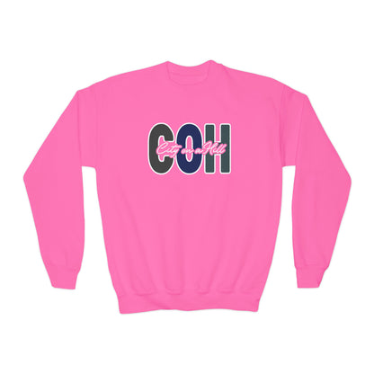 YOUTH - Basic Crewneck Pullover Sweatshirt - City on a Hill