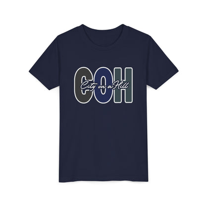 YOUTH - Premium Cotton Short Sleeve T-Shirt - City on a Hill