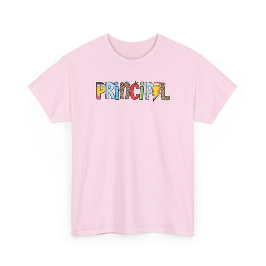 Principal Colorblock T-Shirt- Fun School Staff Gift