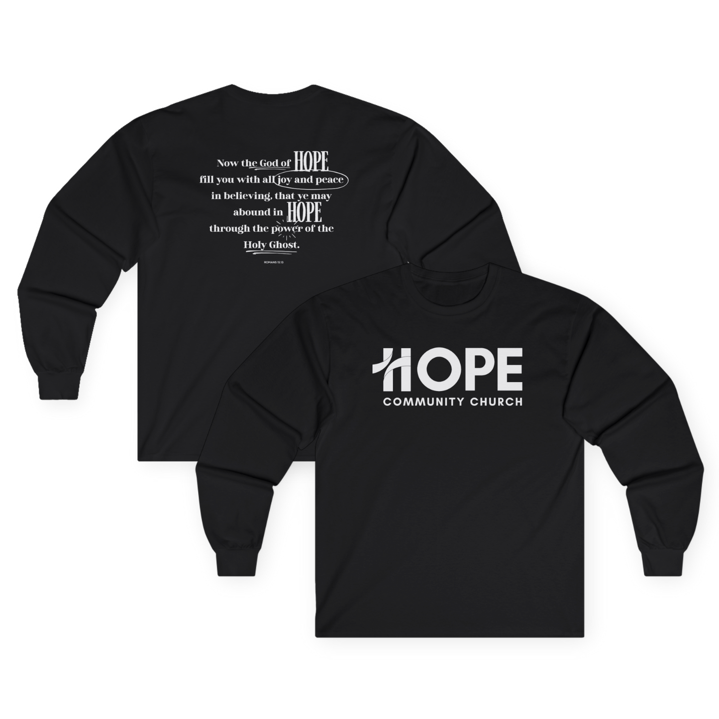 ADULT - Long Sleeve Tee - Hope Community Church