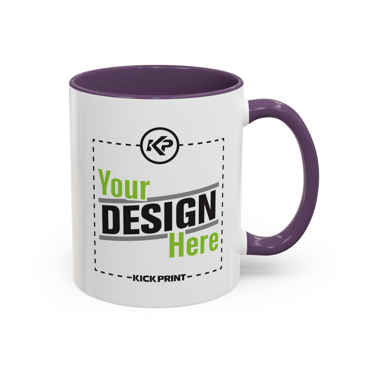 11oz Accent Mug - Kick Merch