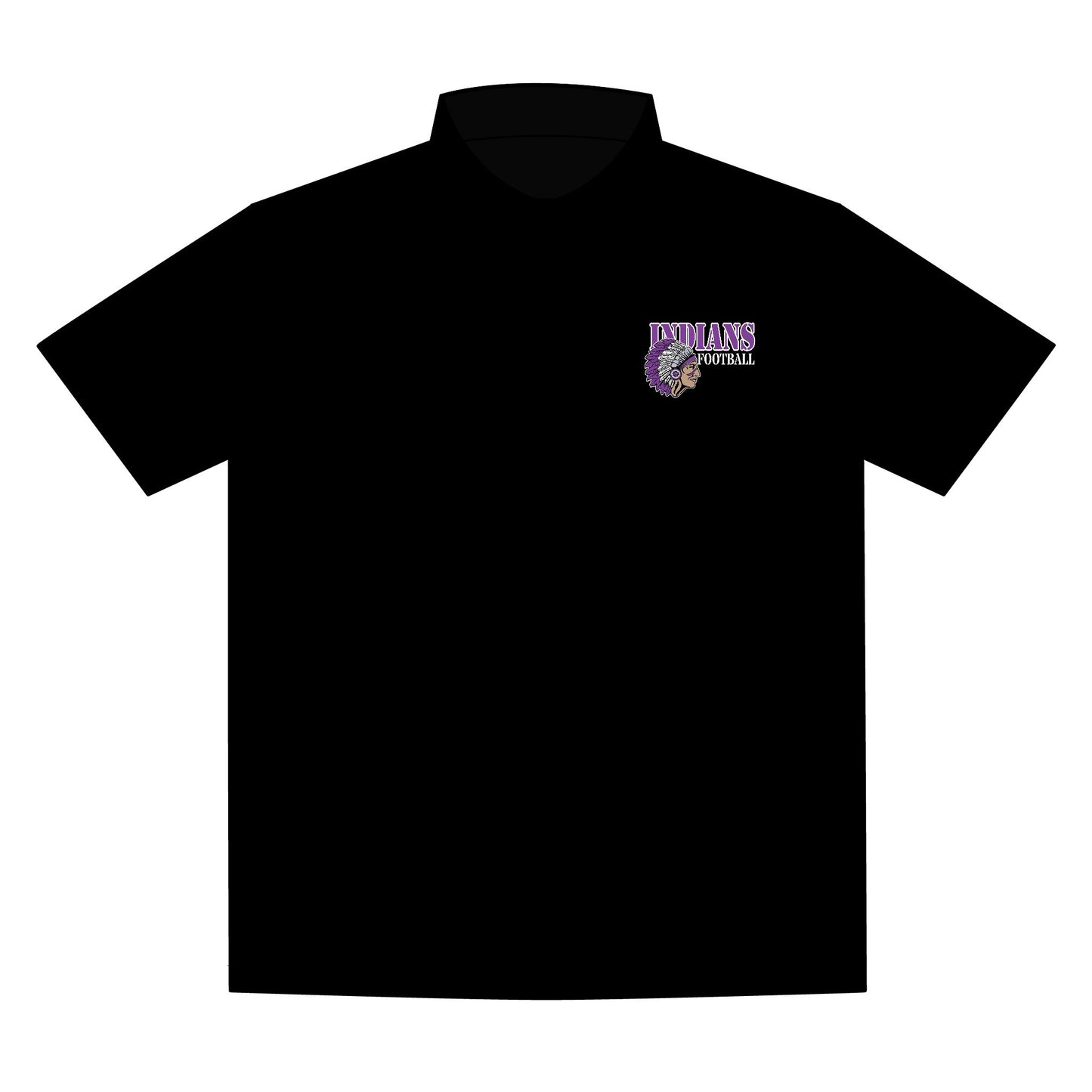 Polyester Polo Shirt - Indians Football 3 - Friends of Pacific Football