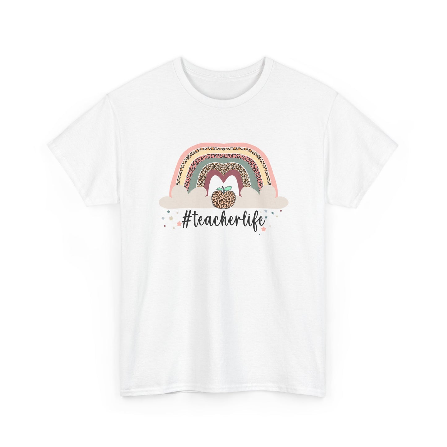 Teacher Life Rainbow T‑Shirt - Cute #teacherlife Graphic Tee for Educators