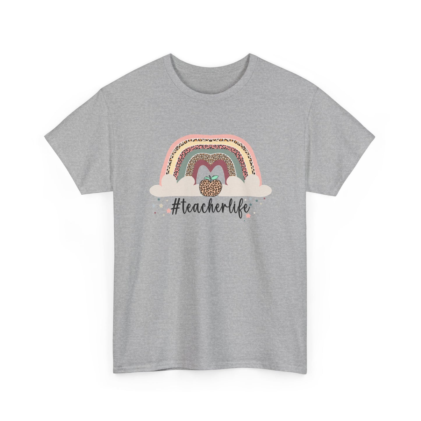 Teacher Life Rainbow T‑Shirt - Cute #teacherlife Graphic Tee for Educators