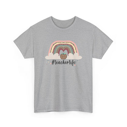 Teacher Life Rainbow T‑Shirt - Cute #teacherlife Graphic Tee for Educators