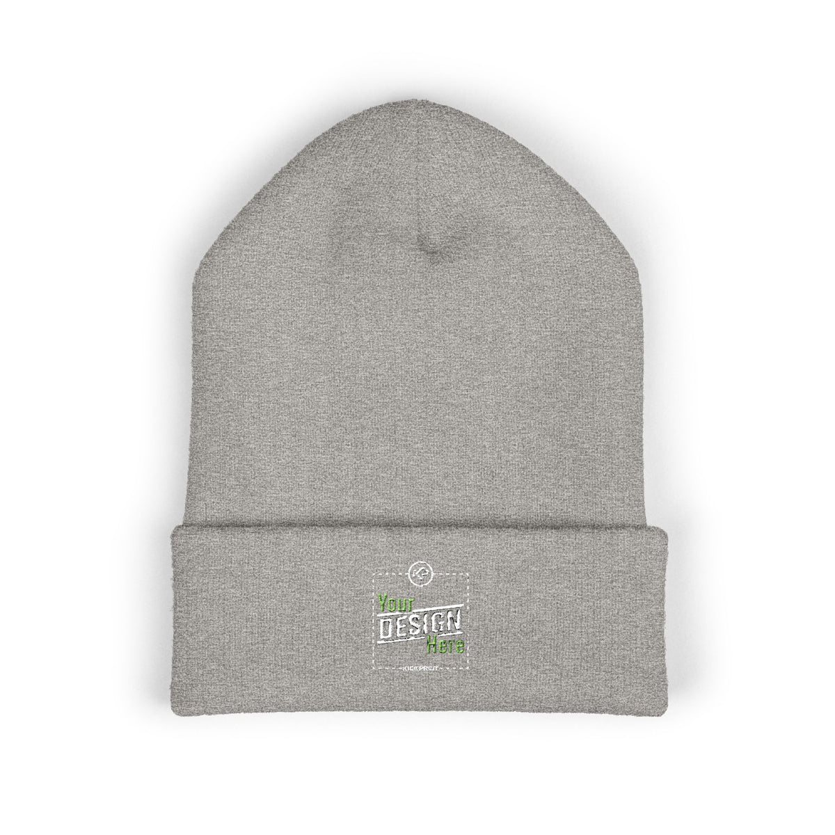 Embroidered Cuffed Beanie
