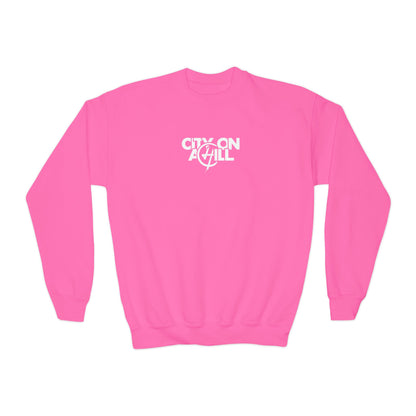 YOUTH - Basic Crewneck Pullover Sweatshirt - City on a Hill