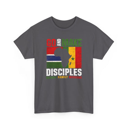 Go and Make Disciples T‑Shirt - Brown Family Missions