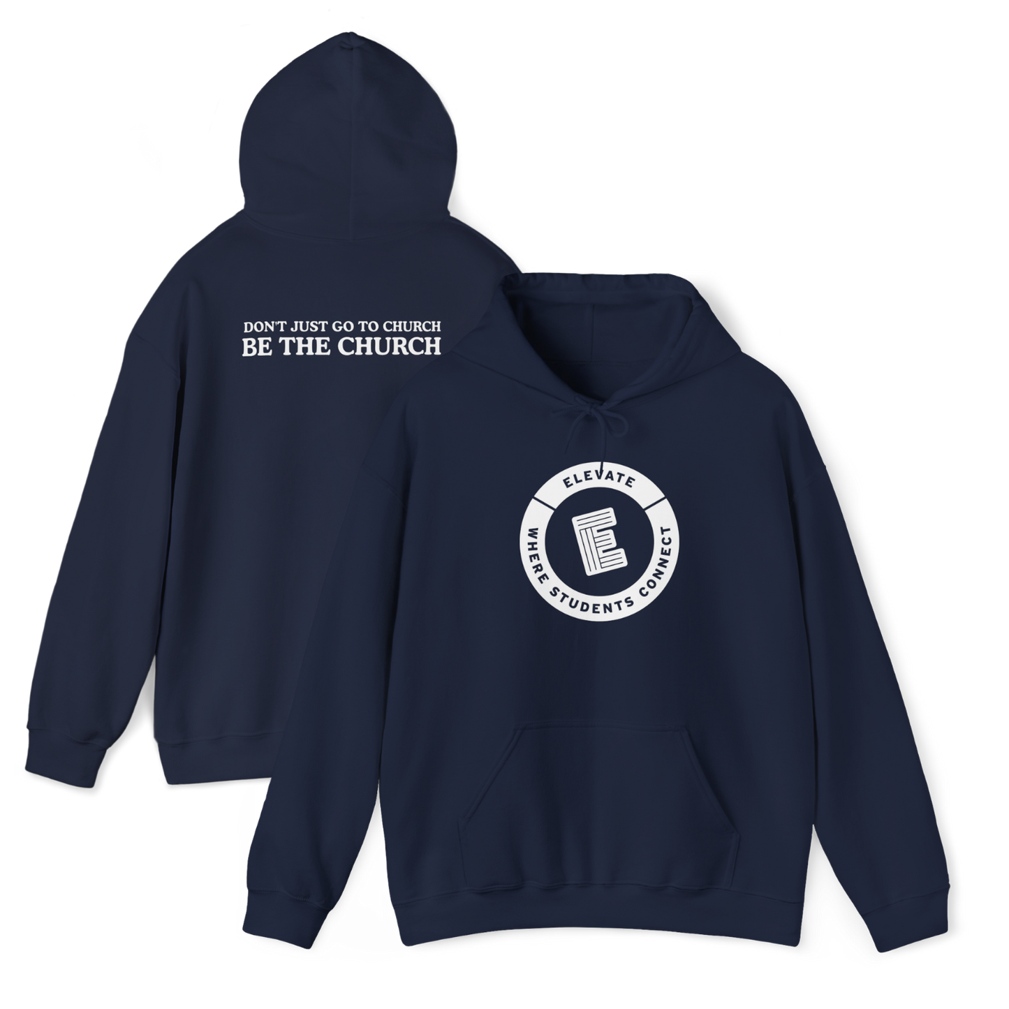 Adult - Basic Hoodie - Elevate Where Student Connects