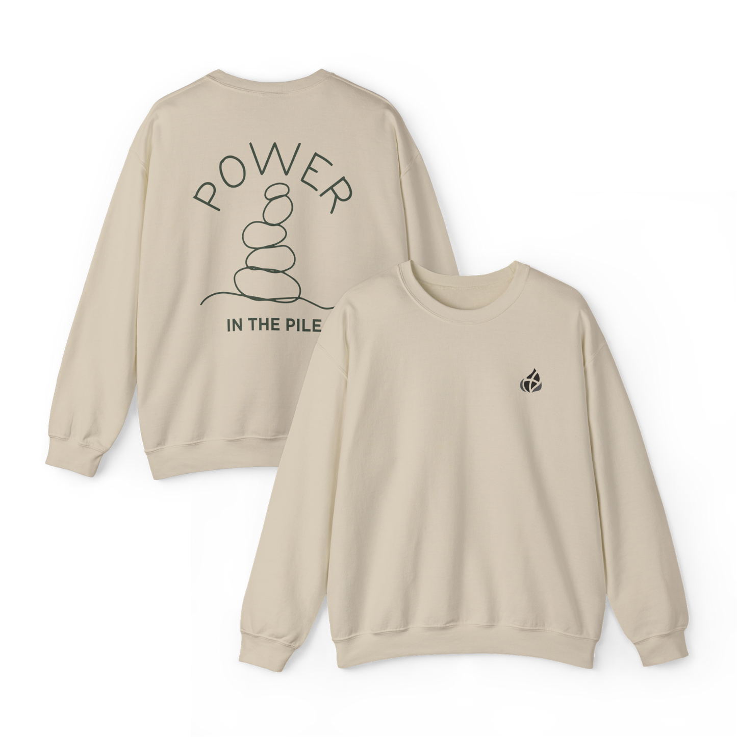 ADULT - Basic Sweatshirt - Power in the Piles - BBA