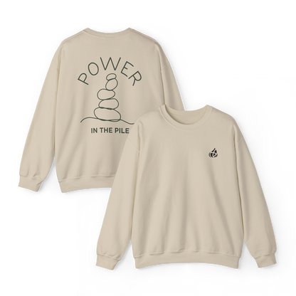 ADULT - Basic Sweatshirt - Power in the Piles - BBA