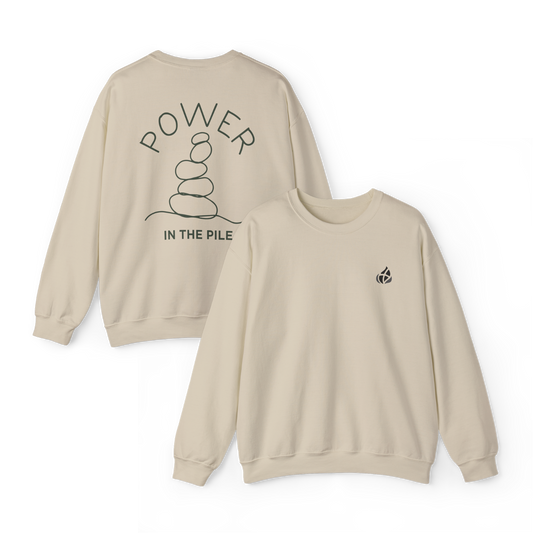 ADULT - Basic Sweatshirt - Power in the Piles - BBA