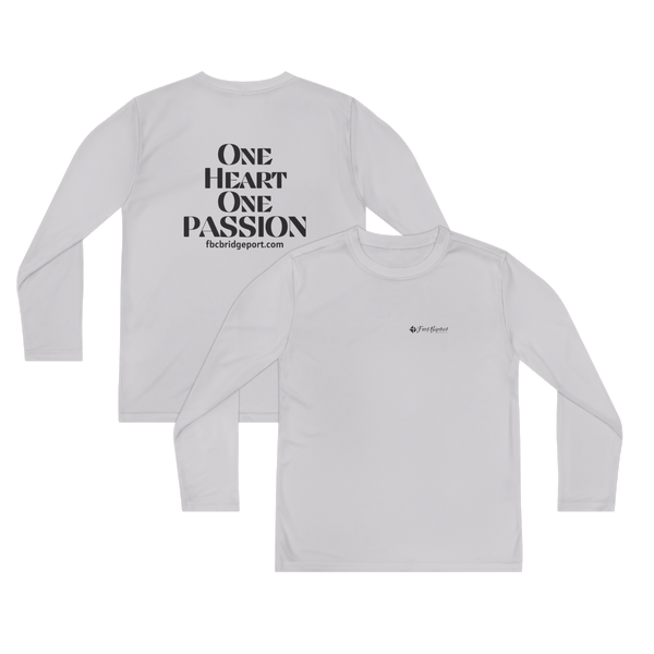Youth - Basic  Long Sleeve Tee - One Heart One Passion