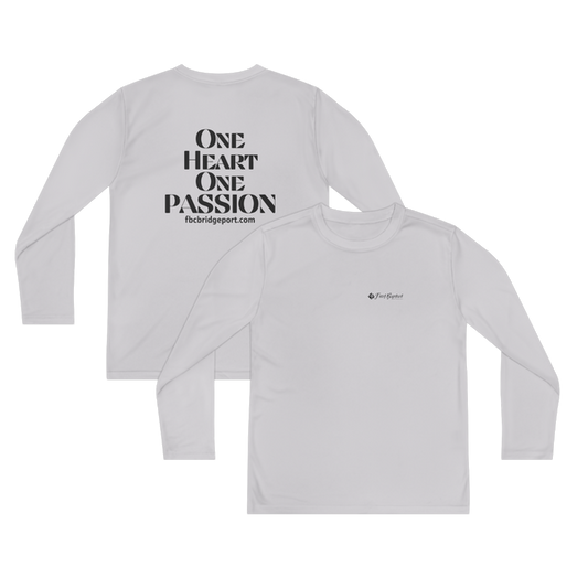 Youth - Basic  Long Sleeve Tee - One Heart One Passion