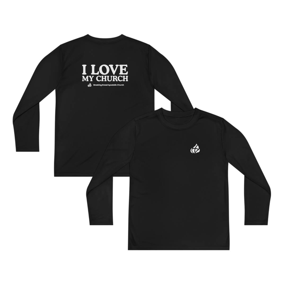 YOUTH - Basic Long sleeve - I Love My Church - BBA