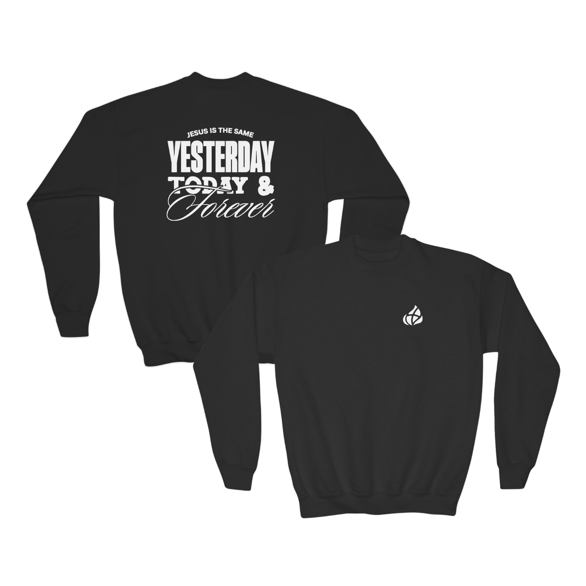 YOUTH - Basic Sweatshirt - Jesus is the Same - BBA