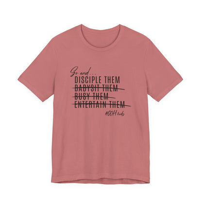 ADULT - Premium Cotton T-Shirt - Disciple Them T-Shirt