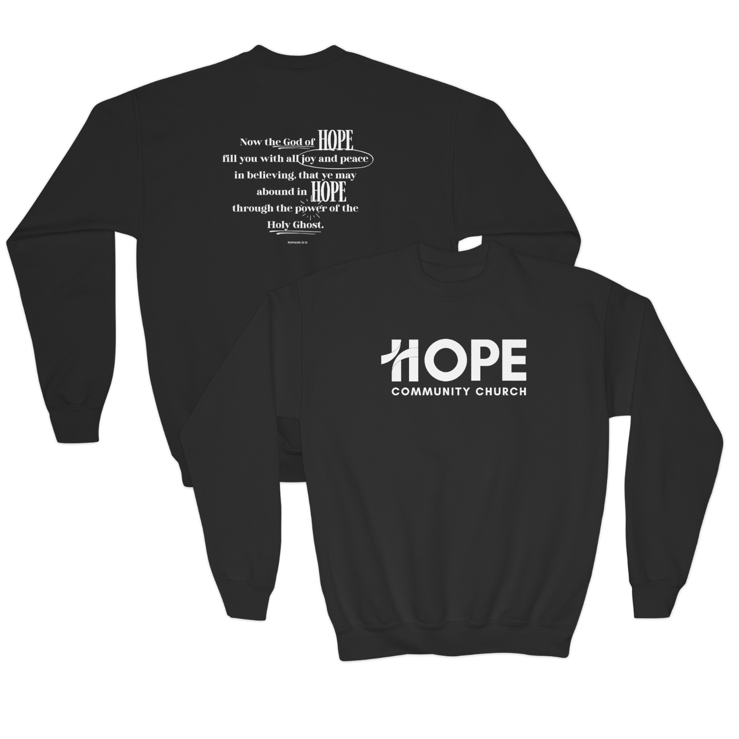 YOUTH - Basic Sweatshirt - Hope Community Church