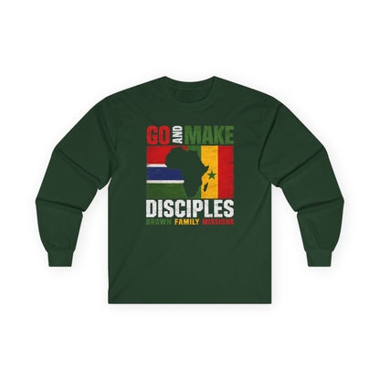 Go and Make Disciples Long Sleeve Tee - Brown Family Missions