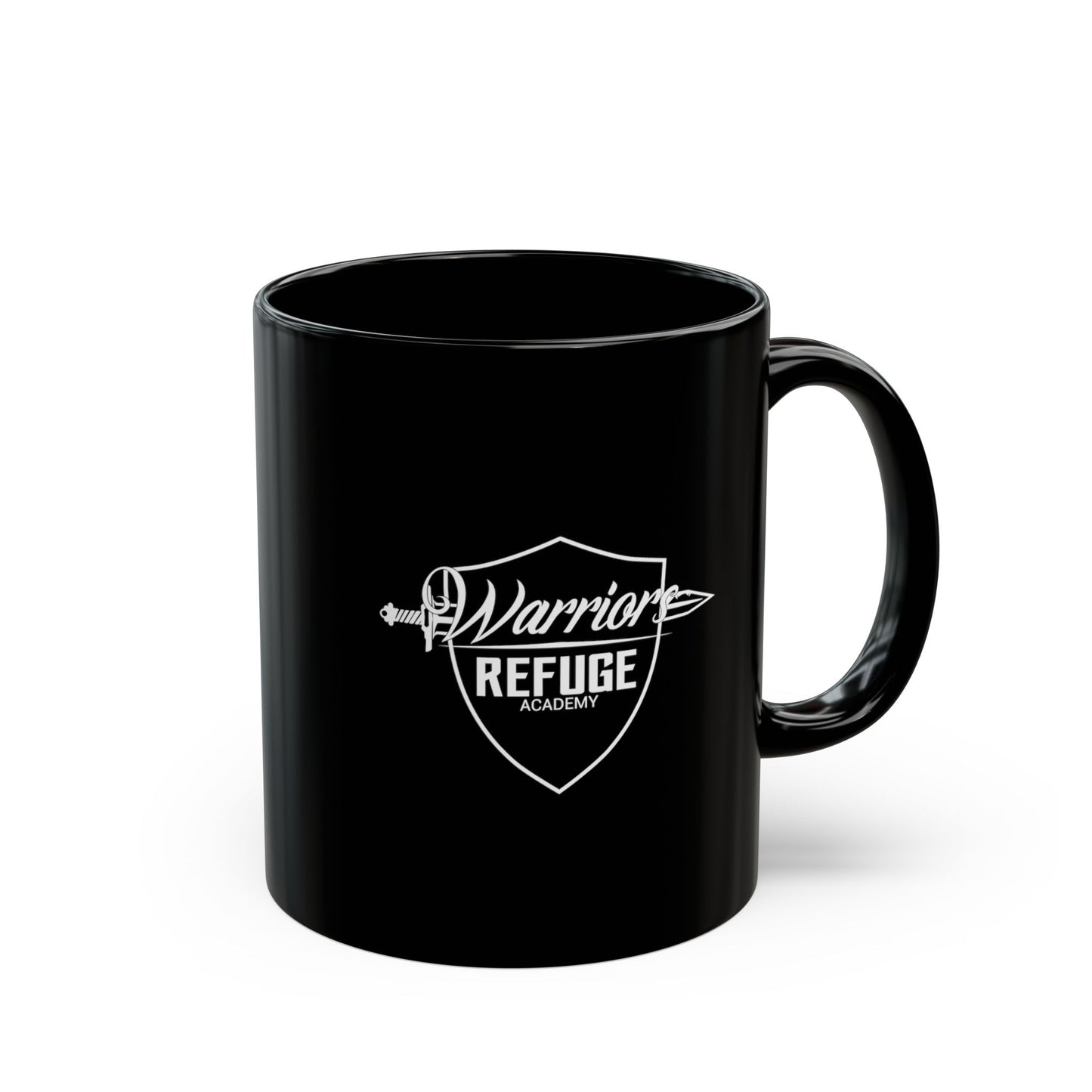 Black Mug – "Warrior Refuge Academy"