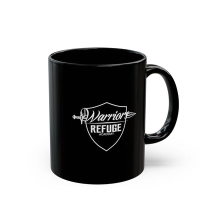 Black Mug – "Warrior Refuge Academy"