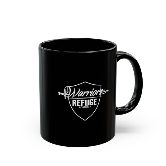 Black Mug – "Warrior Refuge Academy"