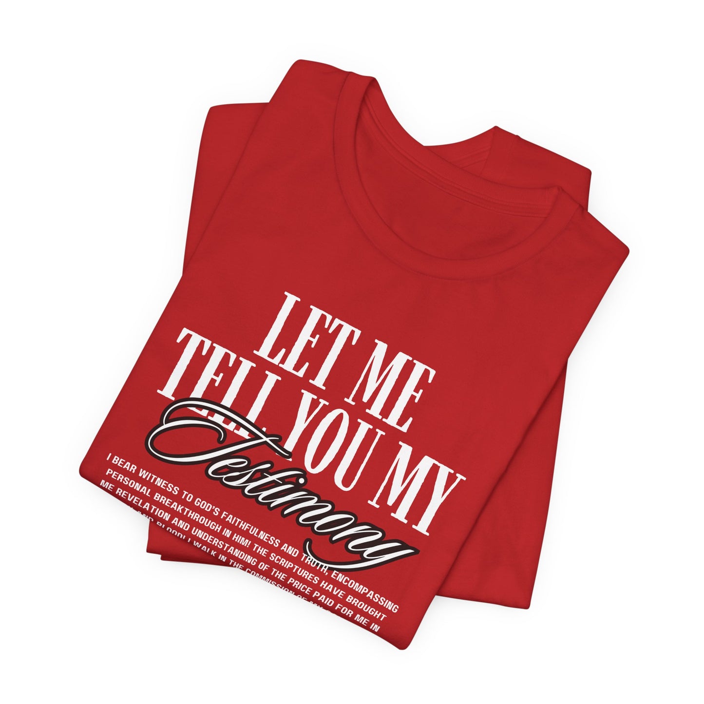 ADULT - Premium T-shirt - Testimony