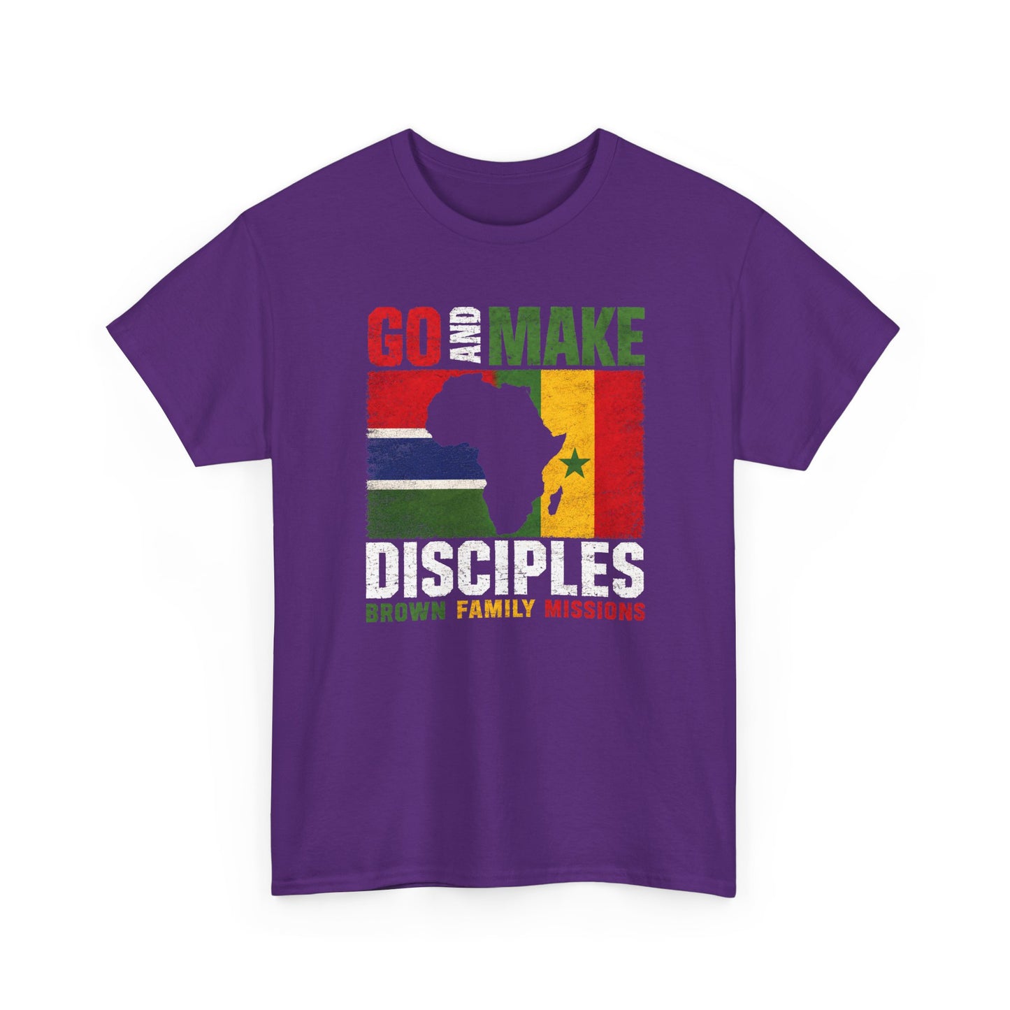 Go and Make Disciples T‑Shirt - Brown Family Missions