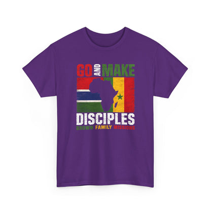 Go and Make Disciples T‑Shirt - Brown Family Missions