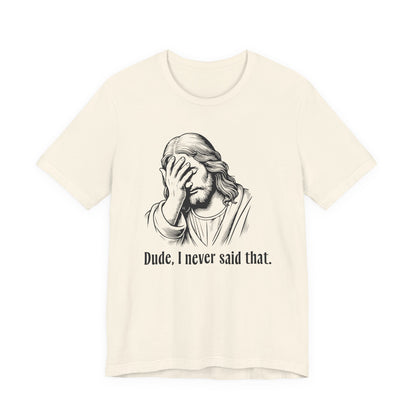 Premium Cotton T-Shirt - Man Up God's Way