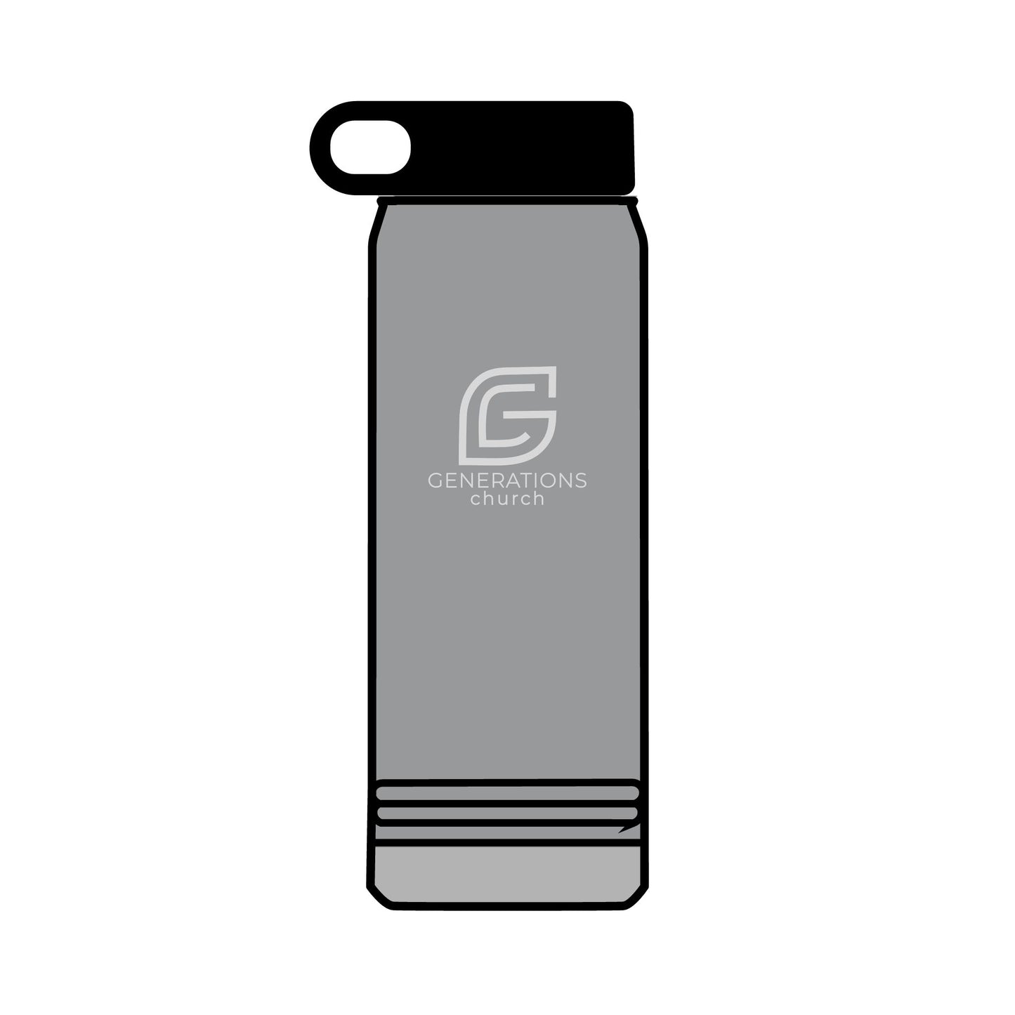 Generations Church - 32oz Water Bottle Tumbler