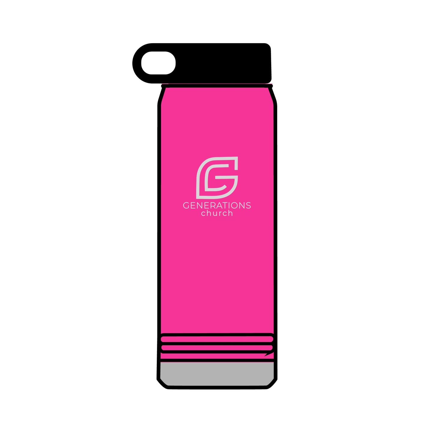 Generations Church - 32oz Water Bottle Tumbler