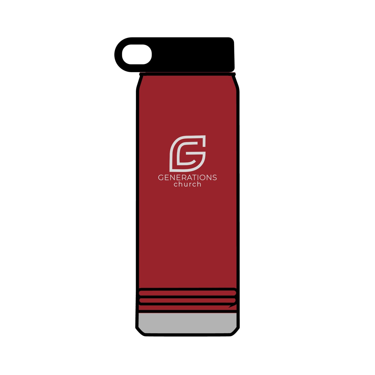 Generations Church - 32oz Water Bottle Tumbler