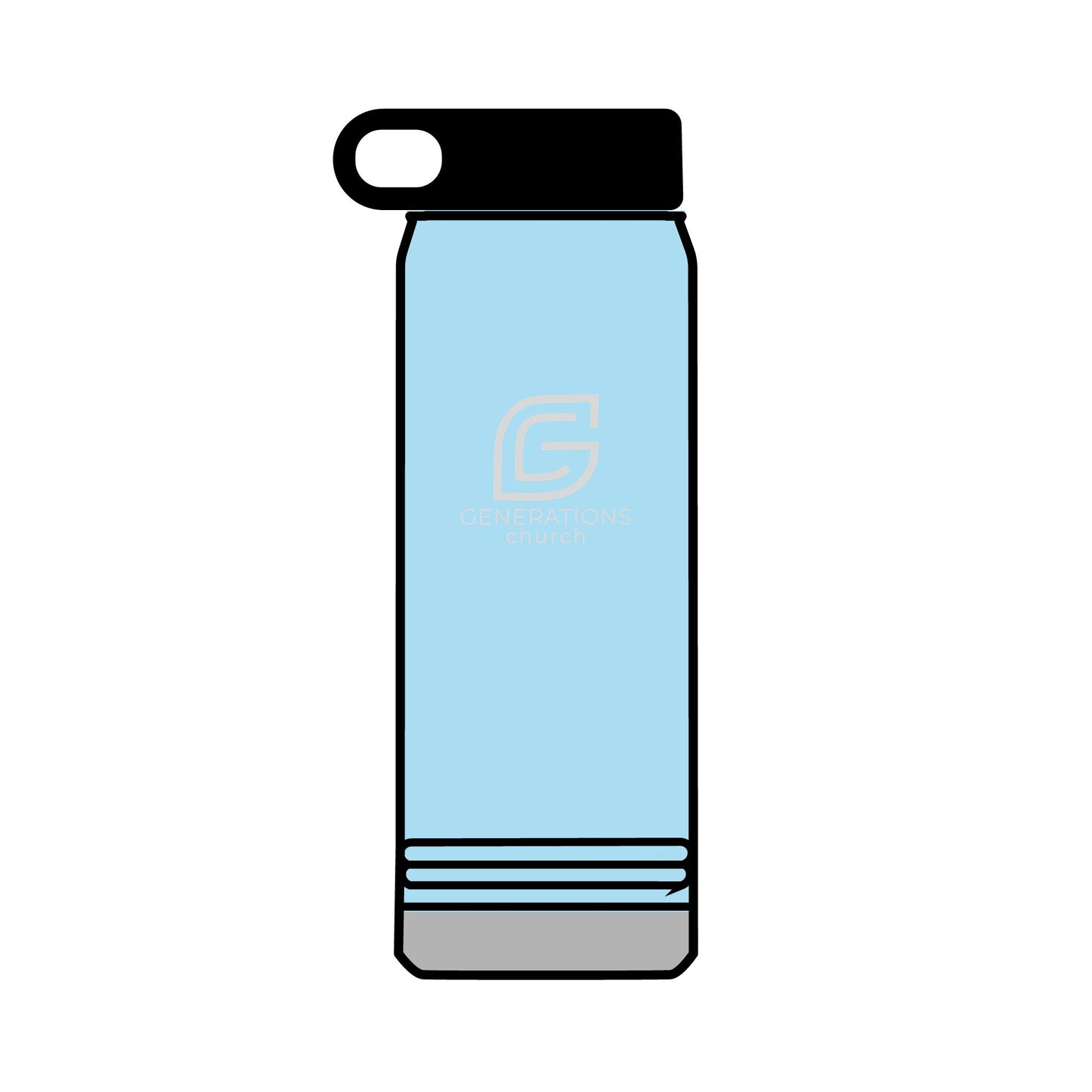 Generations Church - 32oz Water Bottle Tumbler