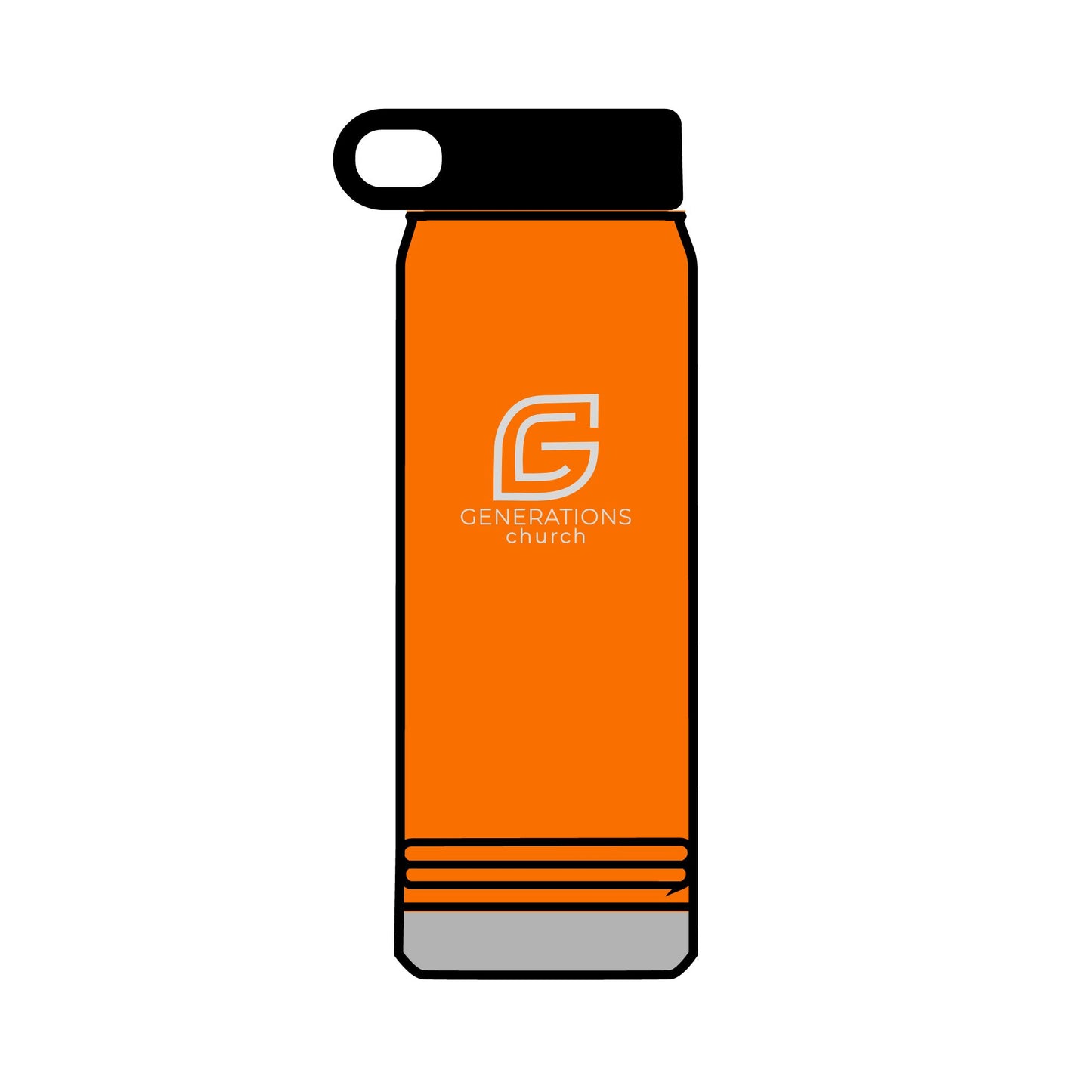 Generations Church - 32oz Water Bottle Tumbler