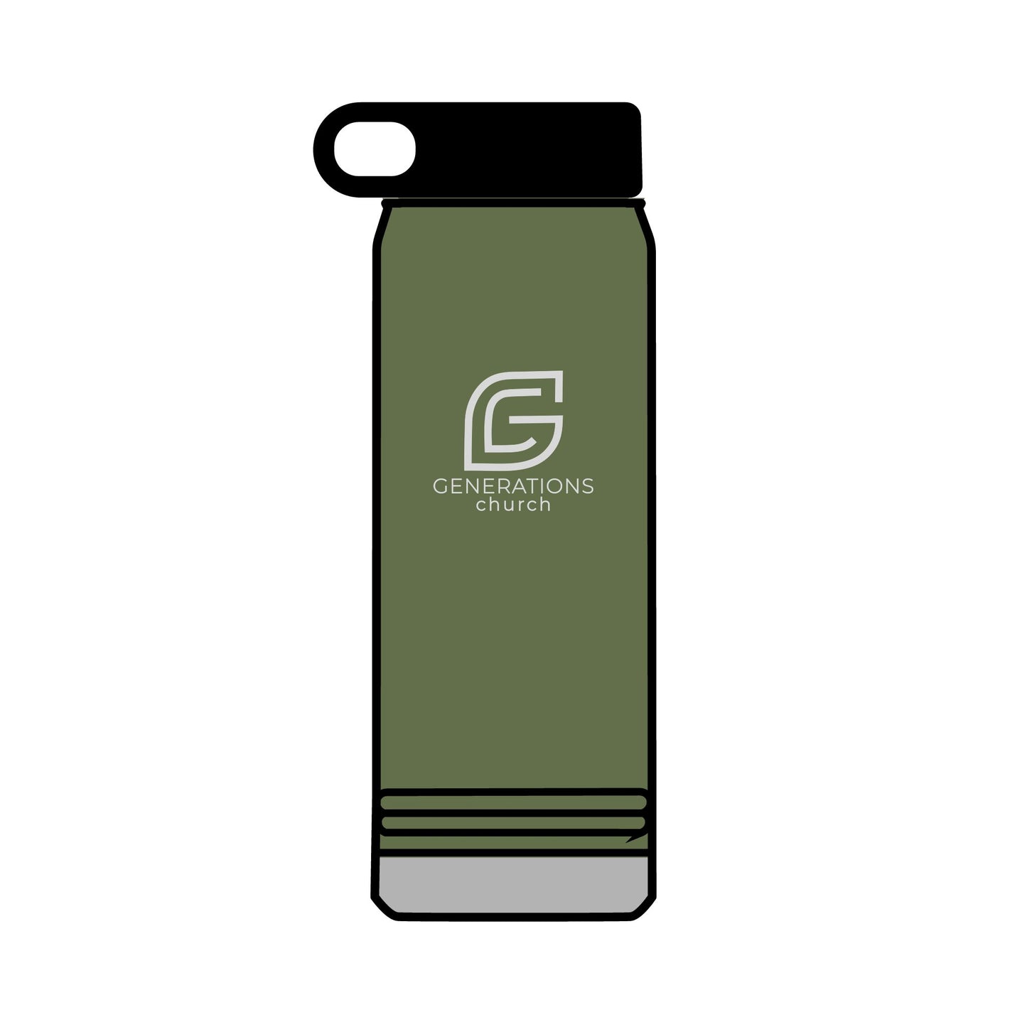 Generations Church - 32oz Water Bottle Tumbler