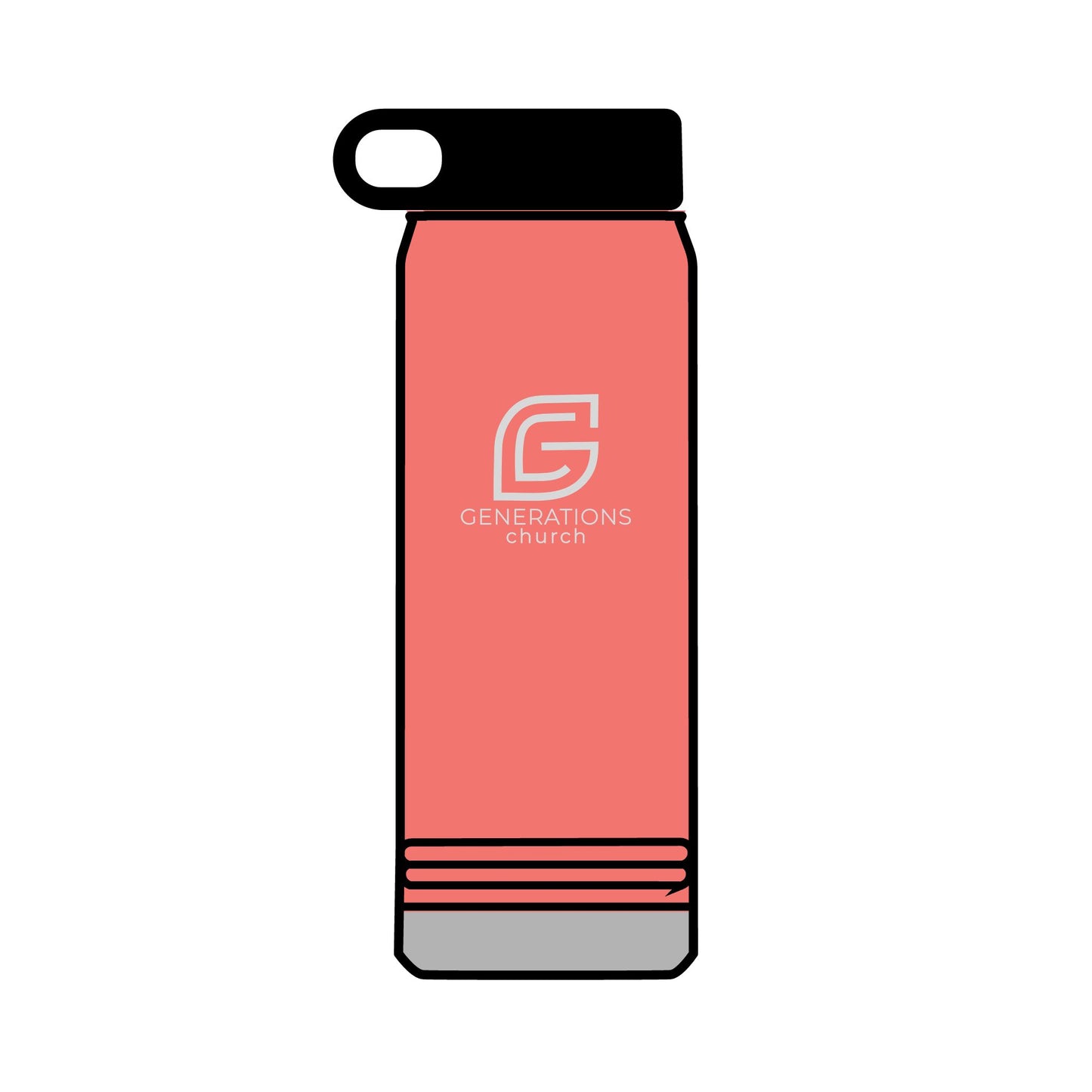Generations Church - 32oz Water Bottle Tumbler