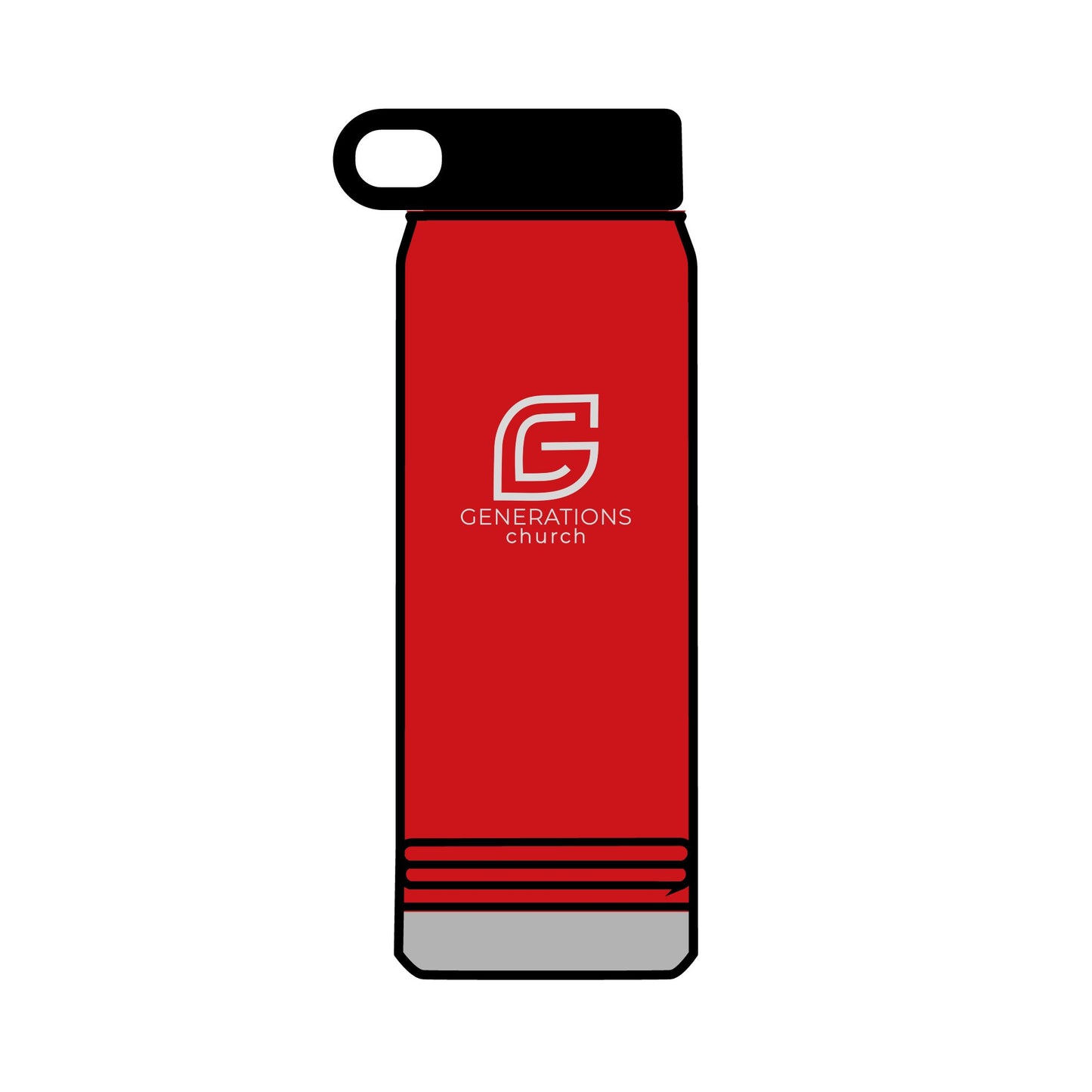 Generations Church - 32oz Water Bottle Tumbler