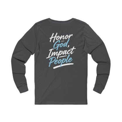 Adult - Premium Long Sleeve Tee Honor God Impact People - FAC Aurora