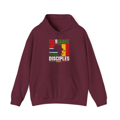 Go Make Disciples Hoodie - Brown Family Missions